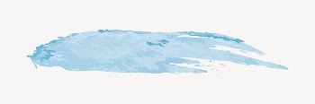 Blue paint brush stroke, collage | Free Vector - rawpixel