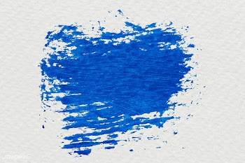 Blue paint brush stroke | Free stock illustration - 583608