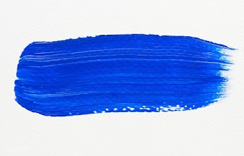 Blue paint brush stroke | Free stock illustration - 583650