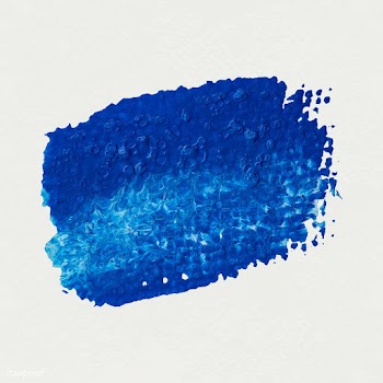Blue paint brush stroke | Free stock vector - 582122