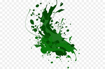 Blue Paint Clip art - Green Paint Splatter Png 