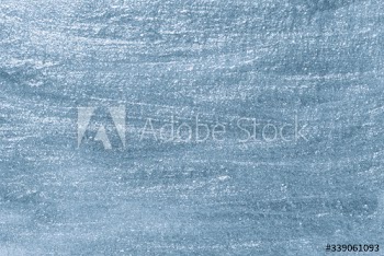 Blue paint on canvas