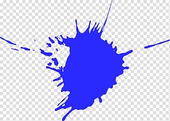 Blue Paint , paint splash transparent background PNG clipart