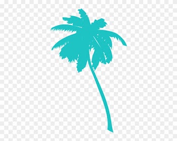 Blue Palm Tree Png