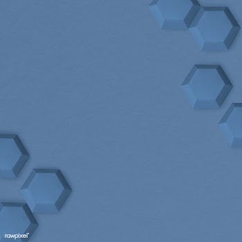 Blue paper craft hexagon patterned template | Free  illustration - 2348536