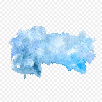 Blue Paper Watercolor painting - watercolour 
