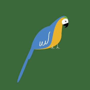 Blue parrot bird illustration vector | Free Vector Illustration - rawpixel