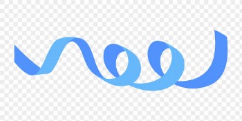 Blue party ribbon png collage | Free PNG - rawpixel