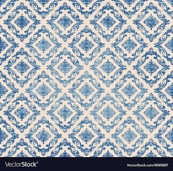 Blue pattern grunge scene vector image