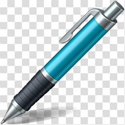 Blue Pen Icon, PNG ClipArt Image - Clip Art Library