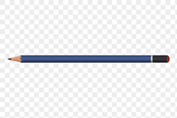 Blue pencil png sticker, transparent | Free PNG - rawpixel