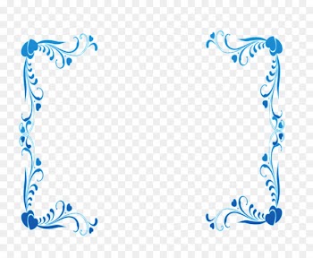 Blue Picture frame Graphic design - Europe and the United simple blue border 