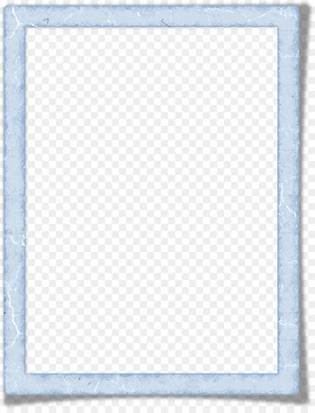 Blue Picture frame Pattern - Blue Frame 