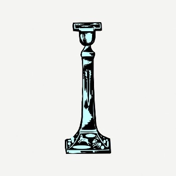 Blue pillar clipart, vintage illustration | Free PSD Illustration - rawpixel