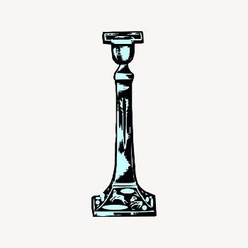 Blue pillar clipart, vintage illustration | Free Vector Illustration - rawpixel
