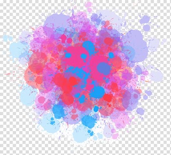Blue, pink, and purple paint splatter, Graphic design Ink, Colorful graffiti ink background transparent background PNG clipart