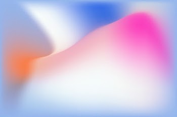 Blue pink gradient blur background vector