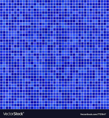 Blue pixel mosaic background vector image