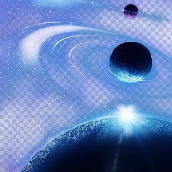 Blue planet illustration, Earth Galaxy Universe Planet Milky Way, Galaxy transparent background PNG clipart