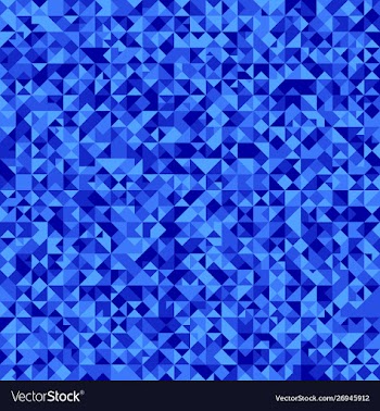 Blue polygonal geometrical triangle mosaic vector image