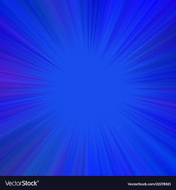 Blue psychedelic abstract blast concept vector image