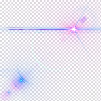 Blue, purple, and pink light fixture, Light Solar flare, Advanced Ray transparent background PNG clipart