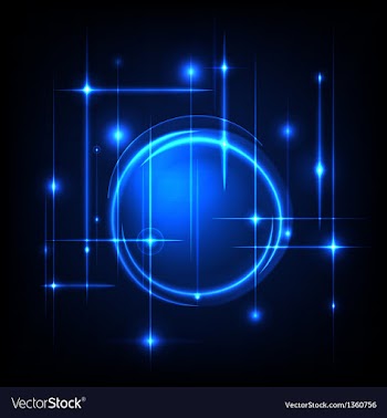  					Blue radial background vector image														