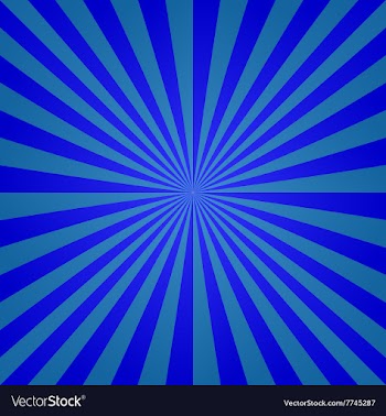 Blue ray design background vector image