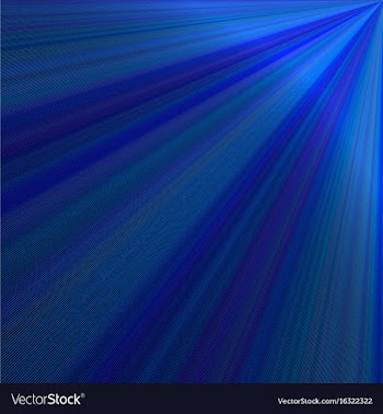 Blue ray light background - graphic from rays vector image