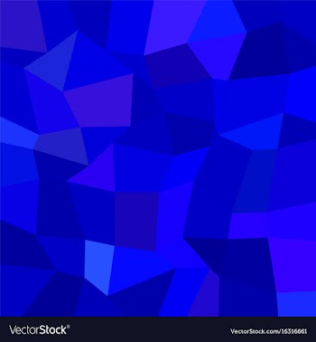 Blue rectangle tiled mosaic pattern background vector image