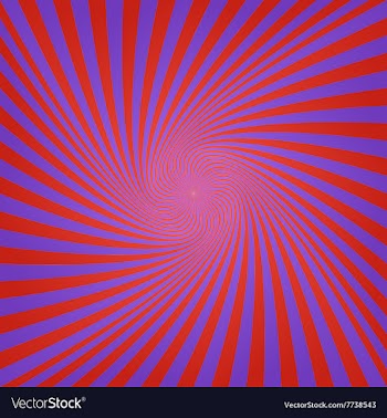 Blue red abstract spiral background design vector image