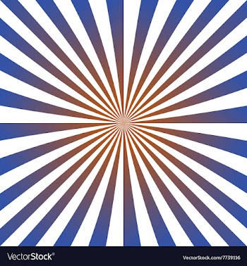 Blue red ray design background vector image