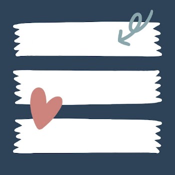 Blue reminder, white washi tape | Free Vector - rawpixel