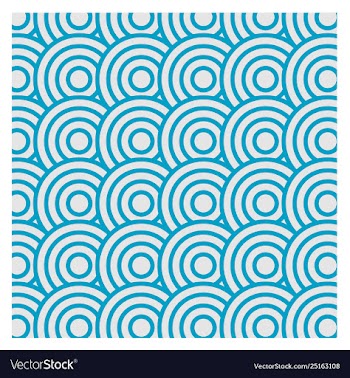 Blue repeated pattern 6 vector image