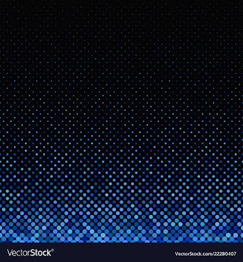 Blue repeating abstract dot pattern background vector image