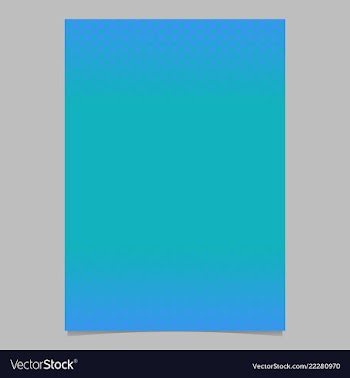 Blue retro abstract halftone pattern brochure vector image