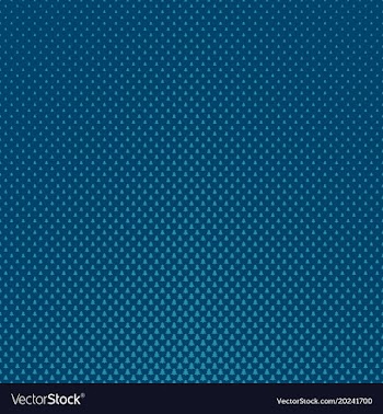 Blue retro stylized christmas tree pattern vector image