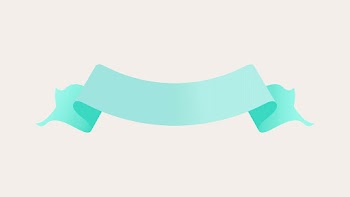 Blue ribbon banner psd, decorative label flat… | Free stock illustration | High Resolution graphic