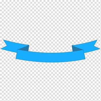 Blue ribbon Banner , ribbon transparent background PNG clipart