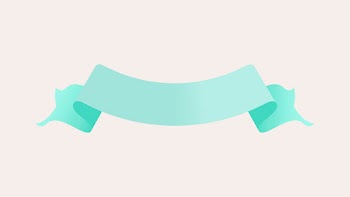 Blue ribbon banner vector, decorative label… | Free stock illustration | High Resolution graphic