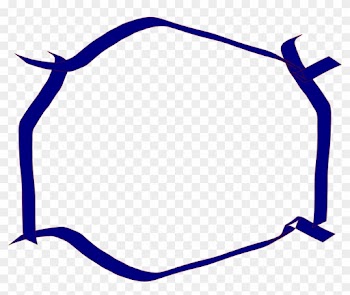 Blue Ribbon Border - Blue Ribbon Border Clipart