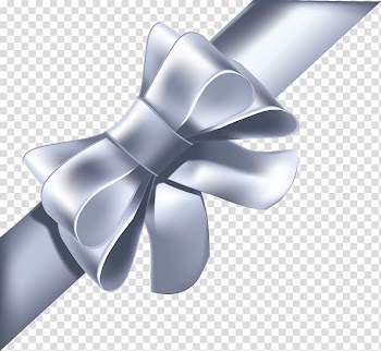 Blue ribbon , bowknot transparent background PNG clipart