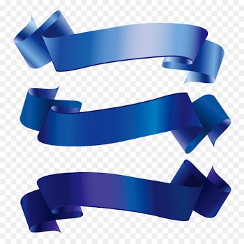 Blue ribbon Clip art - 3 Blue Ribbon 