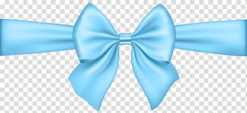 Blue ribbon illustration, illustration Ribbon, Bow Soft Blue transparent background PNG clipart