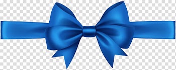 Blue ribbon illustration, Purple ribbon Purple ribbon , Ribbon with Bow Blue transparent background PNG clipart