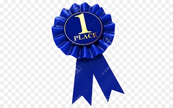 Blue ribbon Prize Award Clip art - floating blue ribbon 