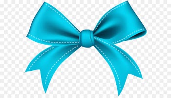 Blue ribbon Sky Blue - Bow Blue PNG Clip Art Image 