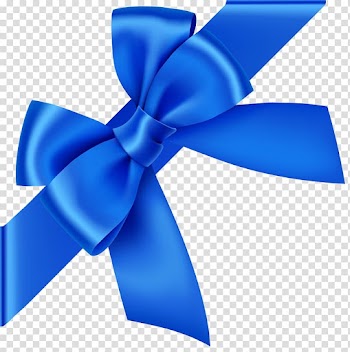 Blue ribbon sticker, Blue ribbon , BOW TIE transparent background PNG clipart