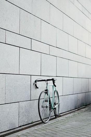 blue road bike