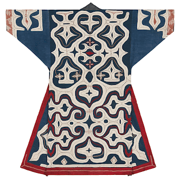 blue robe with abstract motif | Free Photo - rawpixel